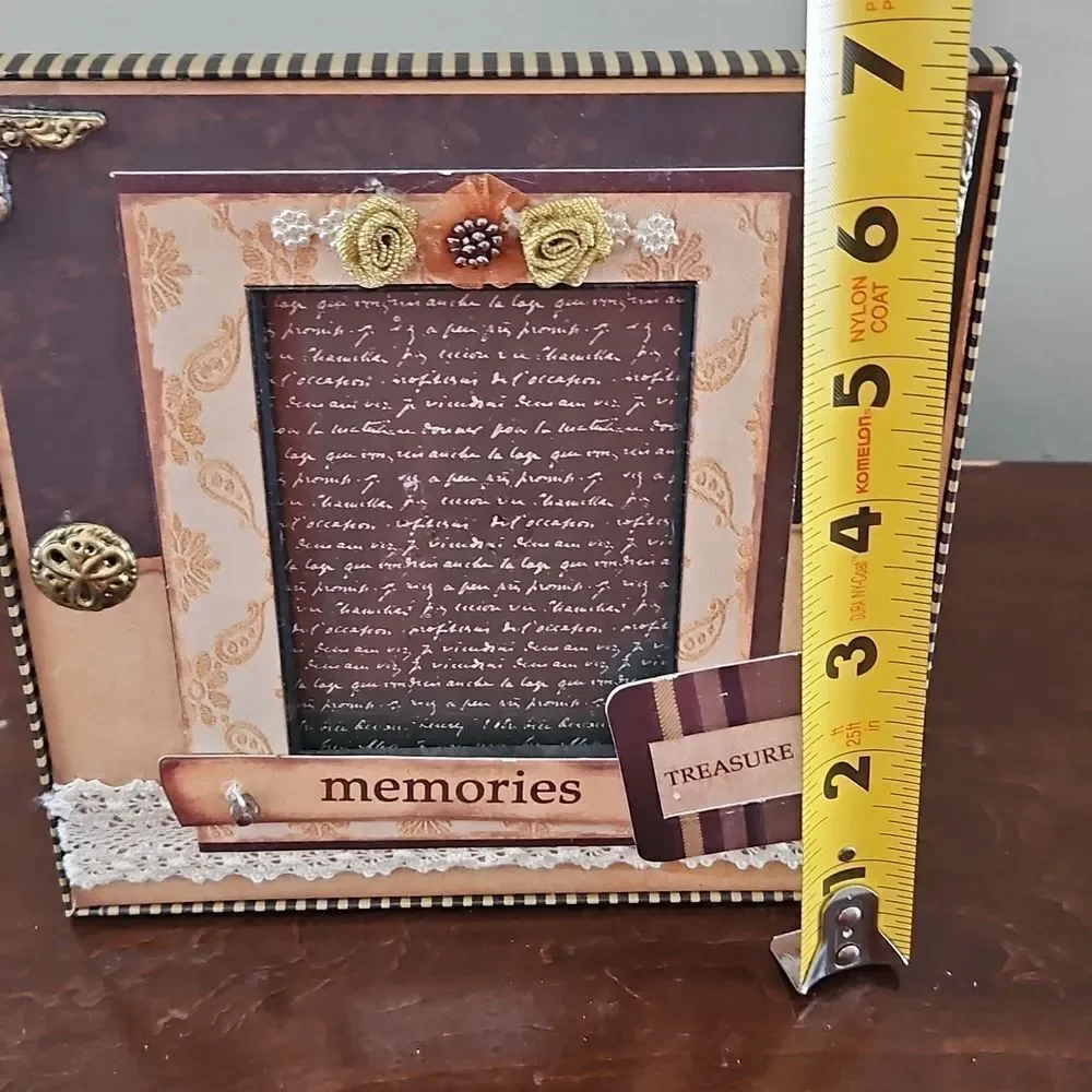 Decorative Memories Photo Frame with Floral Accents
